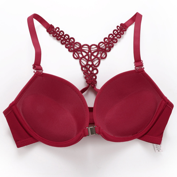 Front Open Padded Wired Bra Set - A2128 - Image 2